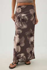 Mesh Maxi Skirt