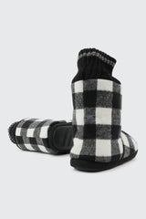Plaid Bootie Slippers