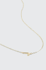 14K Gold Plated Initial J Necklace