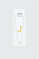 14K Gold Plated Initial J Necklace