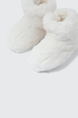 Faux Fur Bootie Slippers