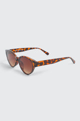 Slim Oval Cateye Sunglasses