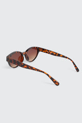 Slim Oval Cateye Sunglasses