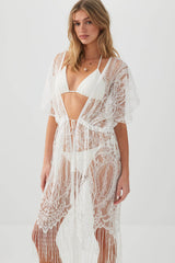 Fringe Midi Cover Up