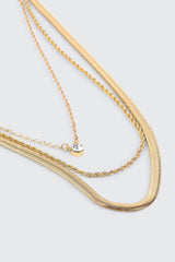 3-Row Chain Necklace