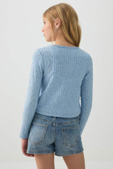 Cardigan with Bow Detail
