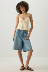 Tie Front Babydoll Tank