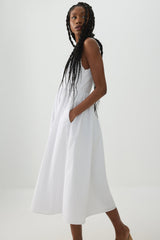 Square Neck Midi Dress