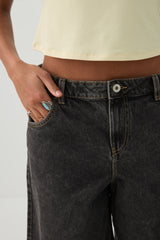 Low Rise Denim Jorts