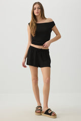 Crochet Knit Shorts
