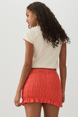Mini Smocked Skirt