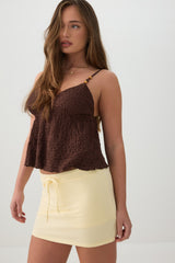 Cotton Jersey Skort