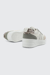 Platform Lace-Up Sneakers