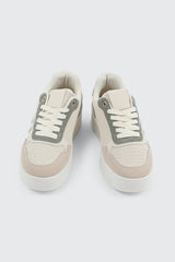 Platform Lace-Up Sneakers