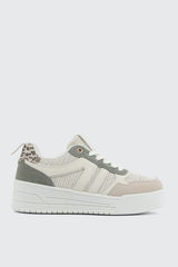 Platform Lace-Up Sneakers