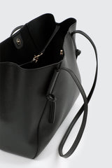 Faux Leather Tote Bag