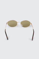 Oval Metal Sunglasses
