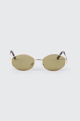 Oval Metal Sunglasses