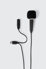 Mini Microphone with USB-C Adapter