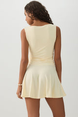 Ruched Mini Dress