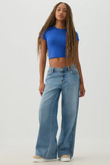 BASICORE⢠Fitted Crop T-Shirt
