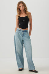 Bengaline Halter Crop Tank Top