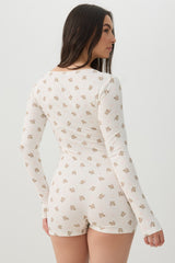 Super Soft Rib PJ Romper