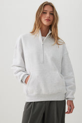 MADESOFT⢠Fleece Oversized Half Zip Sweatshirt