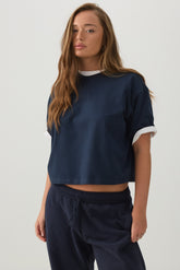 BASICORE⢠Boxy Cropped T-Shirt