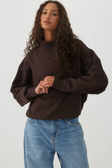 MADESOFT⢠Fleece Mock Neck Sweatshirt