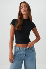 Crew Neck Knit Top