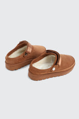 Faux Sheepskin Mules
