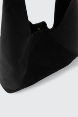 Faux Suede Tote Bag