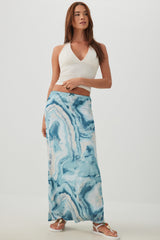 Mesh Maxi Skirt
