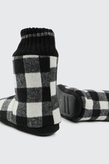 Plaid Bootie Slippers for men