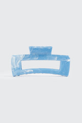 Marble Rectangle Hair Claw