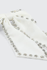 Bow Barrette with Crystals
