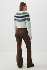 Pintuck Flare Leggings