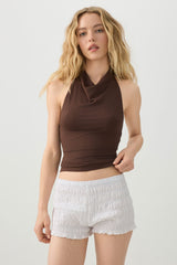 High Rise Shirred Bloomers