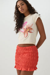 Mini Smocked Skirt
