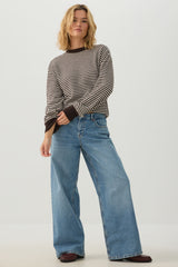 Striped Crew Neck Sweater