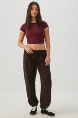 MADESOFTâ¢ Fleece Mid Rise Baggy Sweatpants