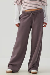 MADESOFTâ¢ Fleece Wide Leg Sweatpants