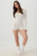 Super Soft Rib PJ Romper