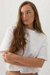 BASICOREâ¢ Boxy Cropped T-Shirt