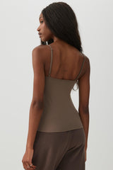 Smoothcoreâ¢ Scoop Neck Crop Tank Top