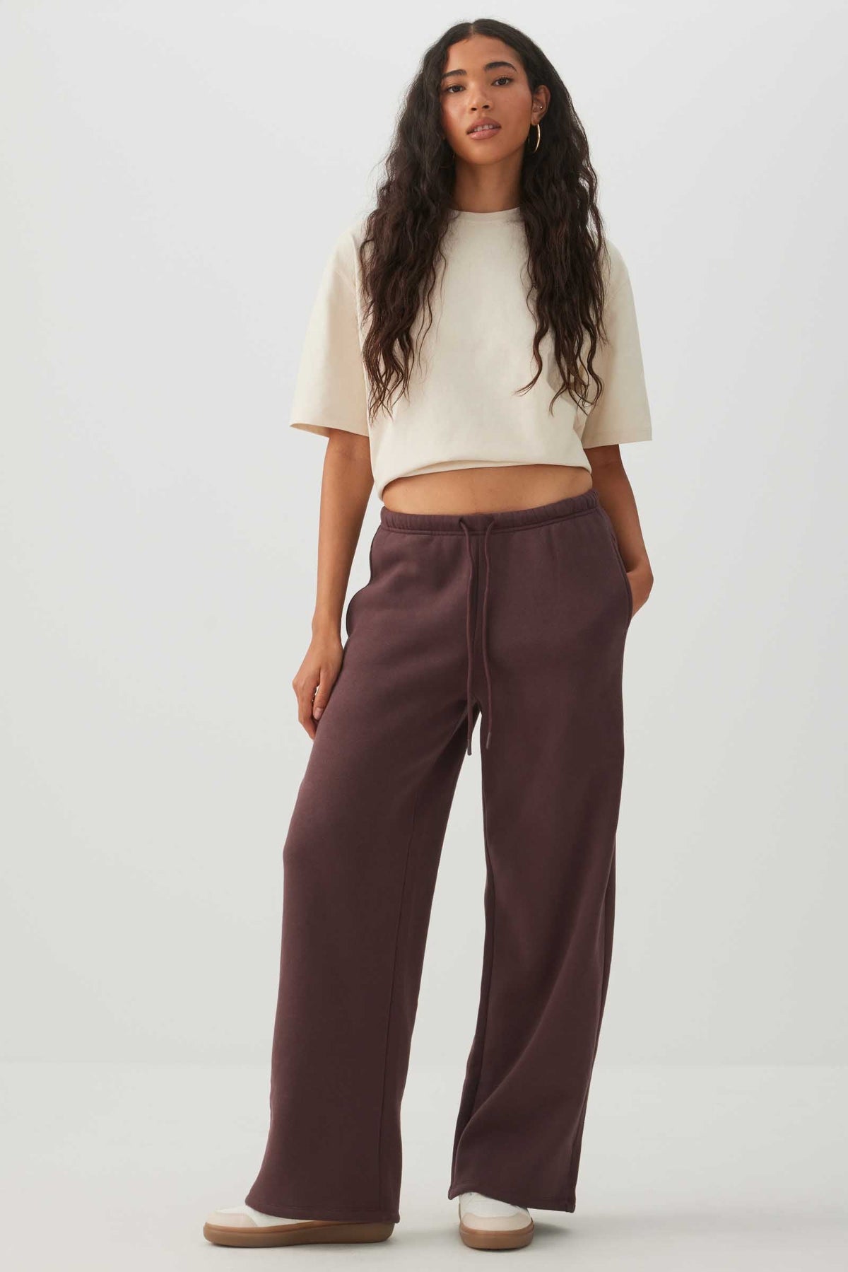 MADESOFTâ¢ Fleece Wide Leg Pants