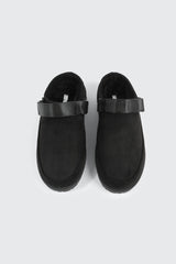 Faux Sheepskin Mules