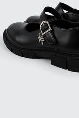 Loafer Flats with Removable Charm