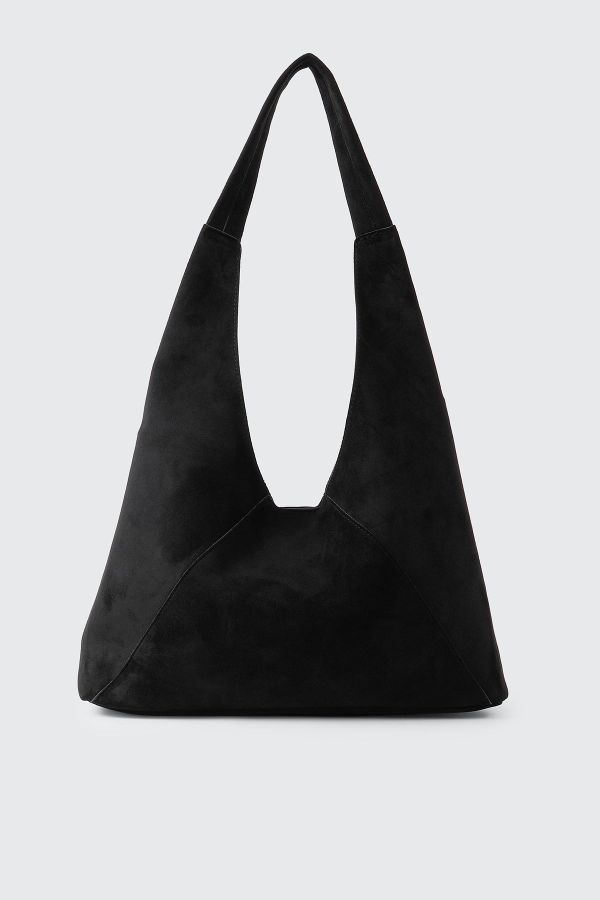 Faux Suede Tote Bag